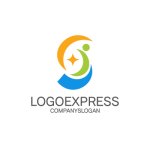 画像1: Sと人型輝く星が示す成長と希望のロゴ (1)