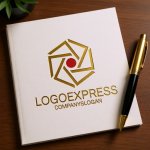 画像6: 連結された六角形のLロゴ (6)