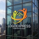 画像16: 人と家の温かい繋がりロゴ (16)