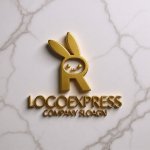 画像13: Rの可愛いウサギロゴ (13)