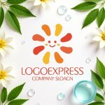 画像9: 笑顔の太陽キャラクターロゴ (9)