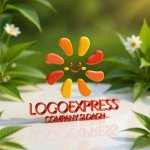 画像12: 笑顔の太陽キャラクターロゴ (12)