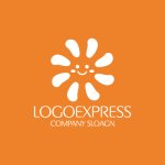 画像4: 笑顔の太陽キャラクターロゴ (4)