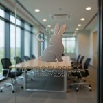 画像9: 可愛らしいウサギと星月夜の夢ロゴ (9)