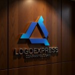 画像5: 三角形の構造と「A」の高度なロゴ (5)