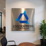 画像7: 三角形の構造と「A」の高度なロゴ (7)