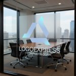 画像11: 三角形の構造と「A」の高度なロゴ (11)