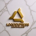 画像13: 三角形の構造と「A」の高度なロゴ (13)