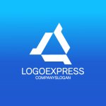 画像4: 三角形の構造と「A」の高度なロゴ (4)