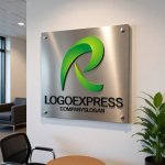 画像7: 流線型Rの成長ロゴ (7)