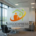 画像8: 家族と家と成長のロゴ (8)