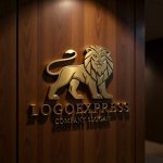 画像5: 雄々しい獅子の高級感あふれるロゴ (5)