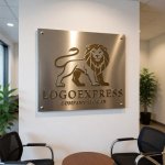 画像7: 雄々しい獅子の高級感あふれるロゴ (7)