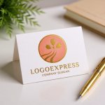 画像16: 桜の花びらが舞い上がるのロゴ (16)