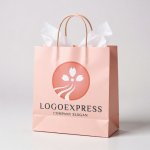 画像6: 桜の花びらが舞い上がるのロゴ (6)