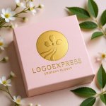 画像10: 桜の花びらが舞い上がるのロゴ (10)