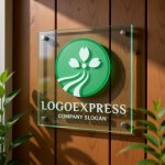 画像11: 桜の花びらが舞い上がるのロゴ (11)