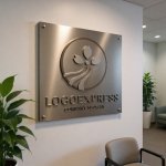 画像13: 桜の花びらが舞い上がるのロゴ (13)