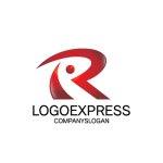 画像1: 躍動するRのロゴ (1)