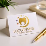 画像16: きらめく歯と笑顔のロゴ (16)