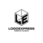 画像1: LEの3Dキューブロゴ (1)