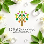 画像9: カラフルな実りの木ロゴ (9)