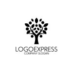 画像3: カラフルな実りの木ロゴ (3)