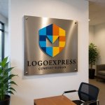 画像7: モザイクの盾とMが示すのロゴ (7)