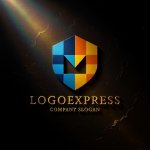 画像12: モザイクの盾とMが示すのロゴ (12)