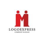 画像3: Mと人の繋がりのロゴ (3)
