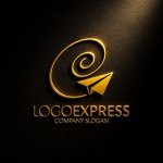 画像12: スパイラルe紙飛行機のロゴ (12)