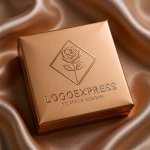 画像14: バラと菱形が彩る高級感ロゴ (14)