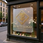 画像7: バラと菱形が彩る高級感ロゴ (7)