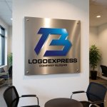 画像7: 力強いTとBの連結が示すロゴ (7)