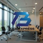 画像9: 力強いTとBの連結が示すロゴ (9)