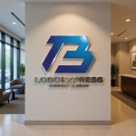 画像10: 力強いTとBの連結が示すロゴ (10)