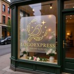 画像7: 輝く鳥と羽のロゴ (7)