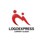 画像3: Mと寄り添う人々のロゴ (3)