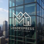 画像16: モダンなM字型のハウスロゴ (16)