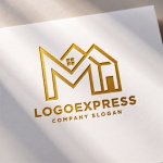 画像11: モダンなM字型のハウスロゴ (11)