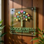 画像11: カラフルハートツリーロゴ (11)