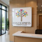 画像13: カラフルハートツリーロゴ (13)