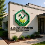 画像15: 芽に育まれた、笑顔の家型ロゴ (15)