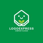 画像4: 芽に育まれた、笑顔の家型ロゴ (4)