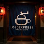 画像15: コーヒーミルとカップのラインアートロゴ (15)