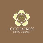 画像4: 花と自然のシンボルロゴ (4)