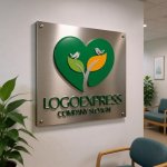 画像14: ハートと鳥の成長ロゴ (14)