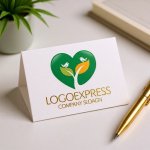 画像16: ハートと鳥の成長ロゴ (16)