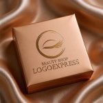 画像14: 優雅な瞳とまつげが輝く、黄金の美ロゴ (14)