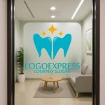 画像6: 輝く歯の王冠と星が示すロゴ (6)